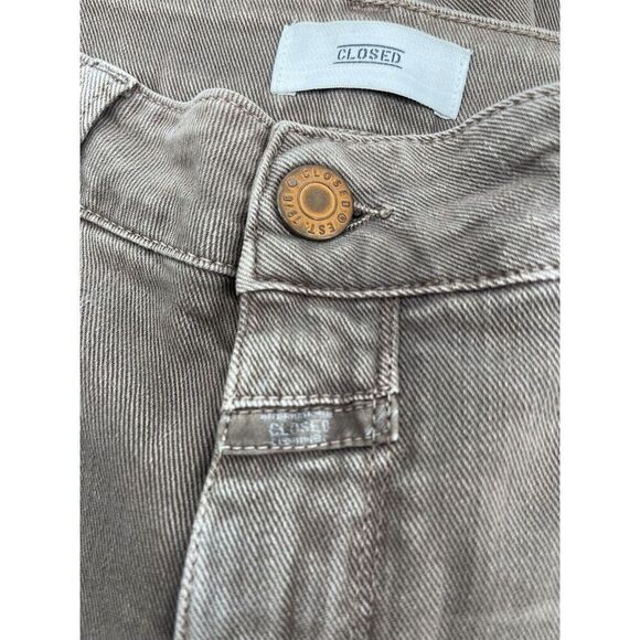 CLOSED Baker Womens Stretch Denim Biscotti Brown Stretch Jeans Skinny Size 31 - Picture 8 of 9